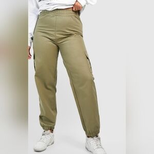 Plus High Waisted Cargo Pants